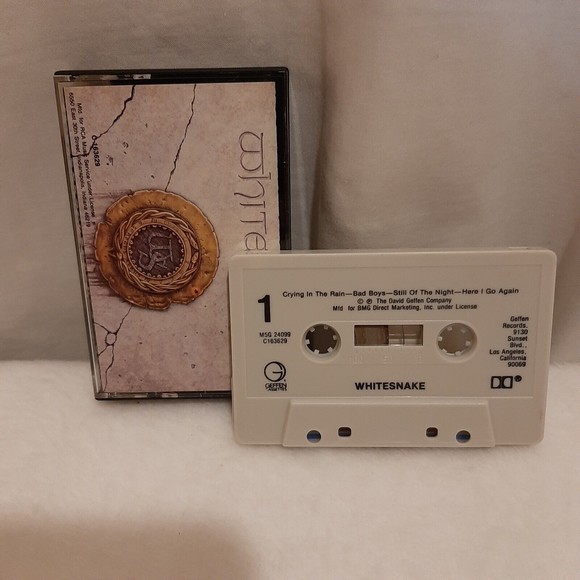 Whitesnake Self-Titled Cassette Tape 1987 Geffen Records Metal Hard Rock READ - Picture 1 of 8